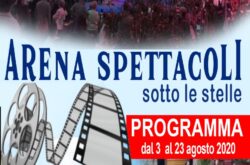 volantino arena spettacoli piazza grano pescia