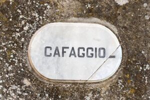 cartello cafaggio percorsi storici birindelli mulattiera Barignano Monte a Pescia