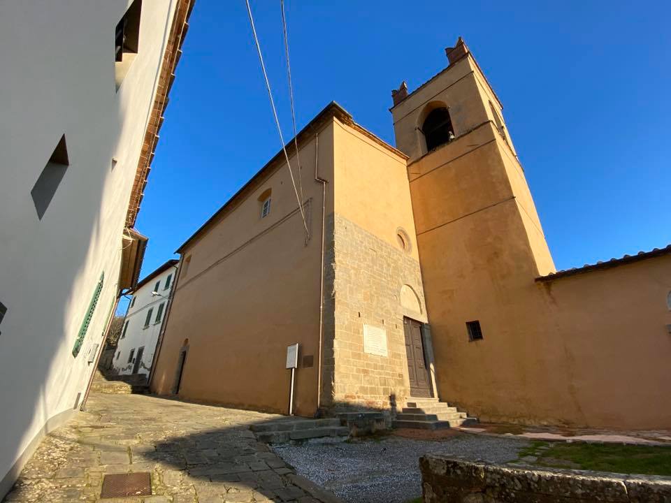 chiesa San Bartolomeo percorsi storici Birindelli mulattiera Barignano Monte a Pescia