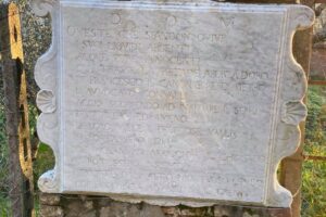targa Convalle Barignano percorsi storici Birindelli mulattiera Barignano Monte a Pescia